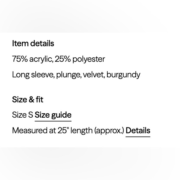 Astr Deep Red V-Neck Wrap Sweater - Picture 3 of 3